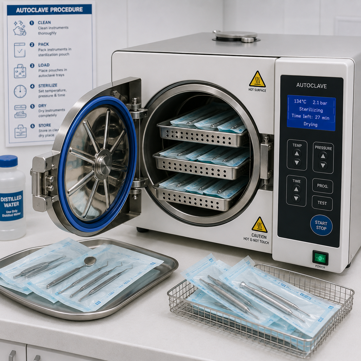 Class B high pressure autoclave sterilizer Kanyakumari